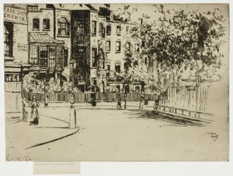 A esquina de Cheyne Walk, Chelsea