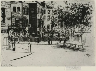 A esquina de Cheyne Walk, Chelsea