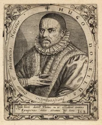 Hugues Doneau, professor de direito francês.