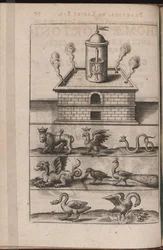 Ilustração para avrevs Tripvs, isto é, os três mais seleto .. químicos Parte de 1618
