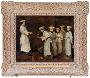 Cena da cozinha, início dos anos 1860