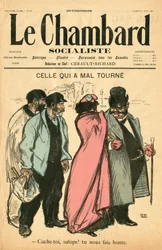 Capa do "Le Chambard socialiste", número 28, Satirique en Couleurs
