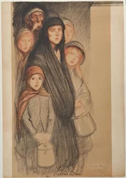Na Bélgica, os belgas têm fome, 1915