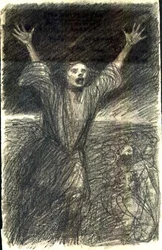 Socialist Unrest, c.1894 (lápis)