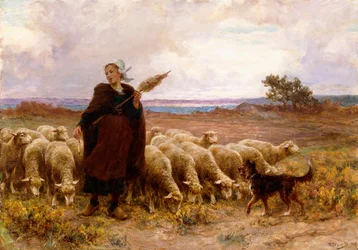 Pastora com seu rebanho, 1907