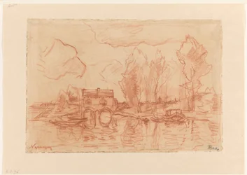 Paisagem perto de Nijmegen