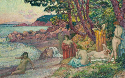 Banhistas em Cap Benat, 1909