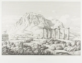 Corinto: Templo de Neptuno e o Acrocorinto