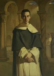Retrato de Jean Baptiste Henri Lacordaire (1802-1861), prelado e teólogo francês, 1841