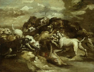 Alemão: Cães a lutar contra ursos