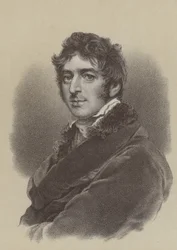 William Lamb, 2º Visconde de Melbourne, Primeiro Ministro britânico 1834 e 1835-1841 (litho)