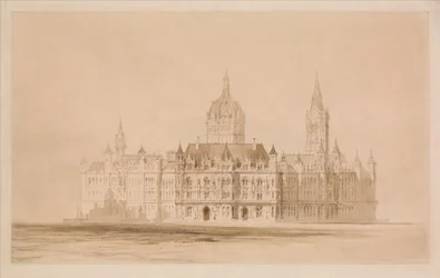 Projecto de concurso para a Câmara Municipal de Manchester
