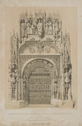 Esboços pitorescos na Espanha: página de título, 1837.