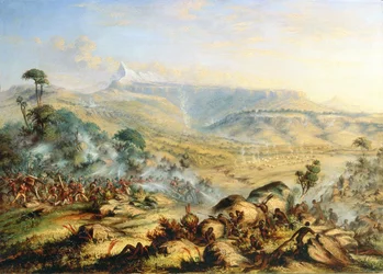 As costas do porco ou um grande pico do Amatola-British-Kaffraria
