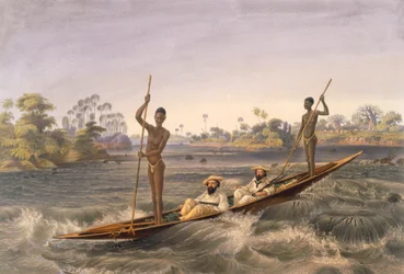 Zanjueelah, o barqueiro dos rápidos, publicado em 1865.