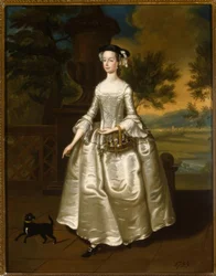 Thomas Bardwell, Retrato Mary Jodrell  Pintura, 1755