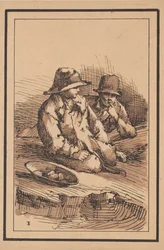 Figuras rústicas: Dois meninos, 1801.