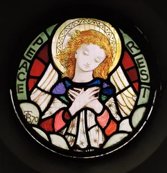 Anjo, paz e descanso, 1870 (vitral)