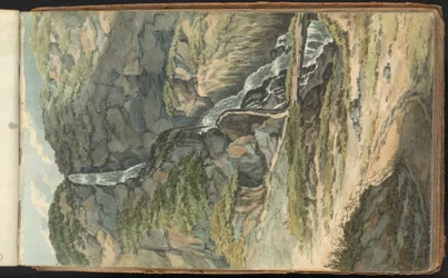 Álbum de Estudos da Paisagem e das Figuras. Uma Queda de Água