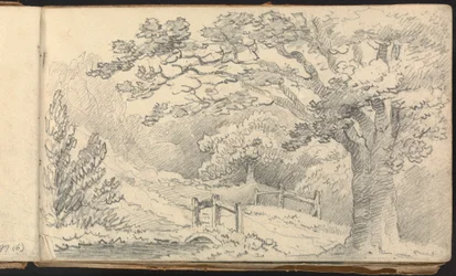 Álbum de Estudos da Paisagem e das Figuras: Paisagem Rural com Ponte