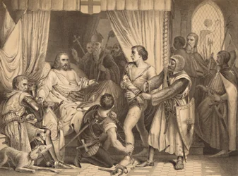 Richard Lion Coração Perdoa Bertrand De Gurdun, 1886