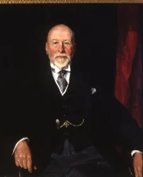 Retrato de Sir William Nicholson, c.1935-36 (óleo sobre tela)