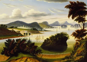 Eastport e Passamaquoddy Bay (vista do Vale do Hudson)