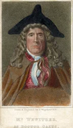 Sr. Wewitzer como Doutor Caius, 1819.