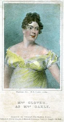 Sra. Clover, como Sra. Oakly, 1818