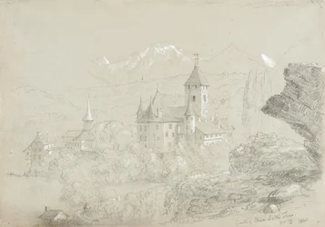 Castelo de Spiez, lago de Thun