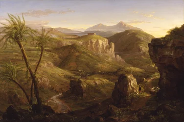 O vale e o templo de Segesta, Sicília, 1844