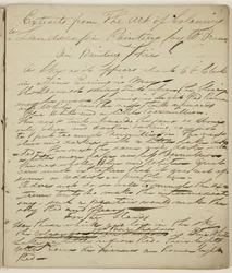Sem título ("Extracts from The Art of Colouring"), c.1825 (caneta e tinta sobre papel)