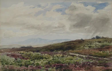 Olhando para Chanctonbury, West Sussex
