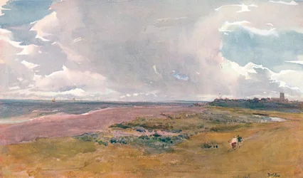 Southwold da praia, c1860-1890, 1906.