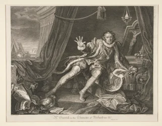 Sr. Garrick na personagem de Ricardo III