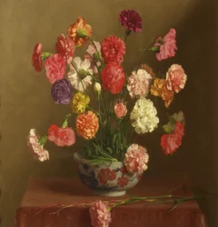 Cravos, c.1929 (óleo sobre tela)