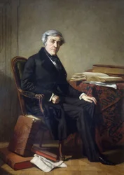 Retrato de Jules Michelet 1798-1874, ca 1865.