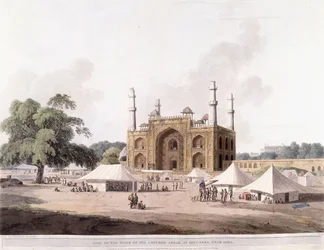 Portão da tumba do imperador Akbar