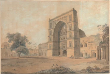 A Mesquita em Juanpore Construída pelo Sultão Hussain Sherki | Tirada em Dezembro de 1789