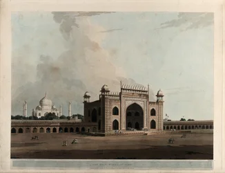 O Taje Mahal, em Agra