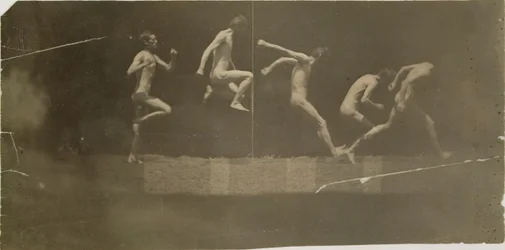 Marey Wheel Photographs of George Reynolds, 1884.