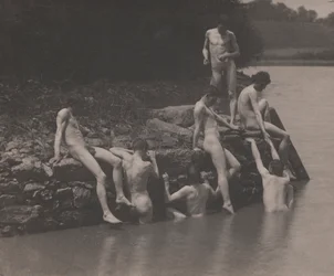 Estudo para "Swimming" (Natação)