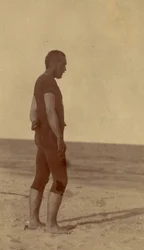 Thomas eakins em traje de banho, 1884