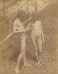 [Dois nus masculinos].