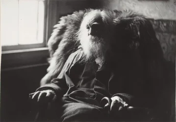 Walt Whitman em Camden, N.J., c. 1891.