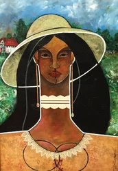 Bella, 2014 (técnica mista sobre tela)
