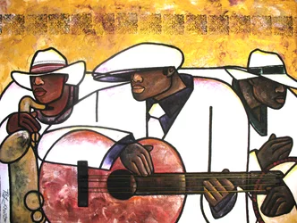 Jogadores Supremos, 2007 (técnica mista sobre tela)