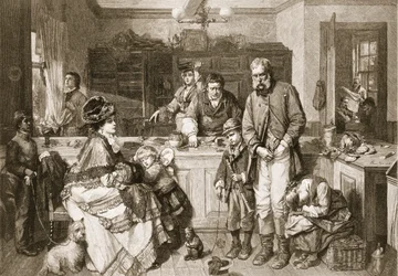 Da mão à boca - Ele foi um dos poucos que não implorou, pub. 1879.