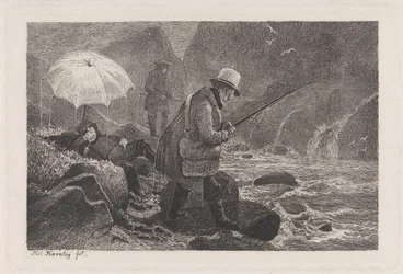 Pescadores à linha em Sogn