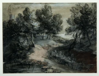 A Timber Waggon on a Woodland Road, 1775-80